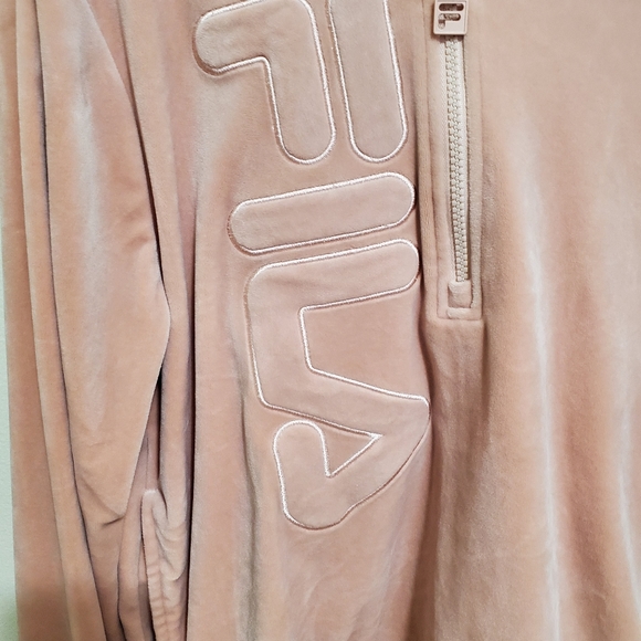 Fila half vip velour hoodie - Picture 2 of 6